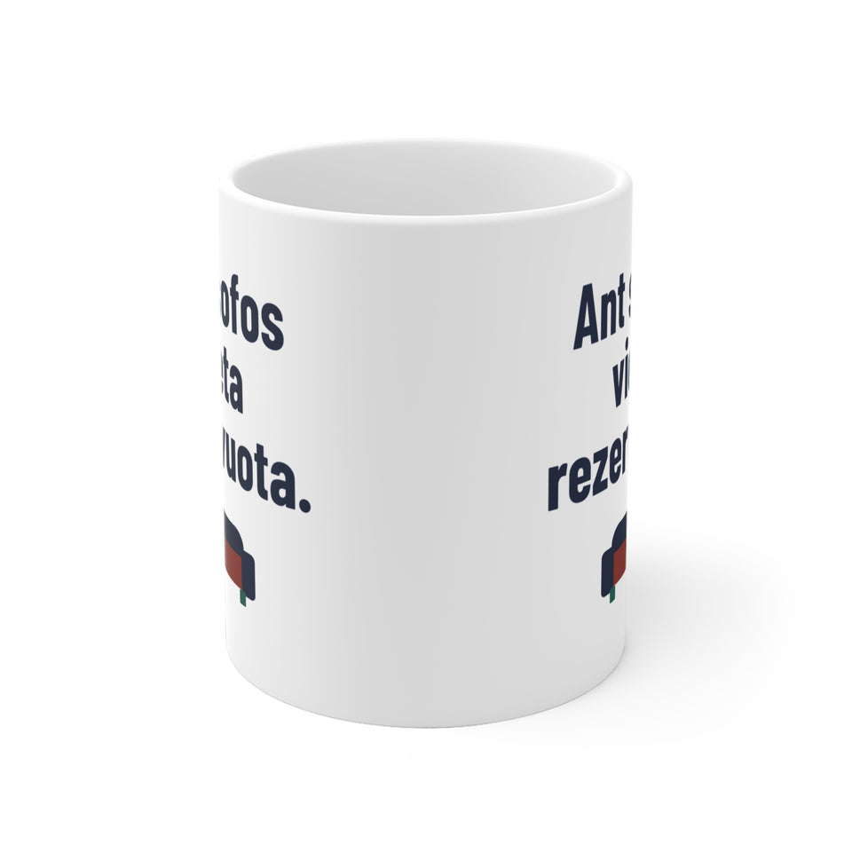 Ant sofos vieta rezervuota.