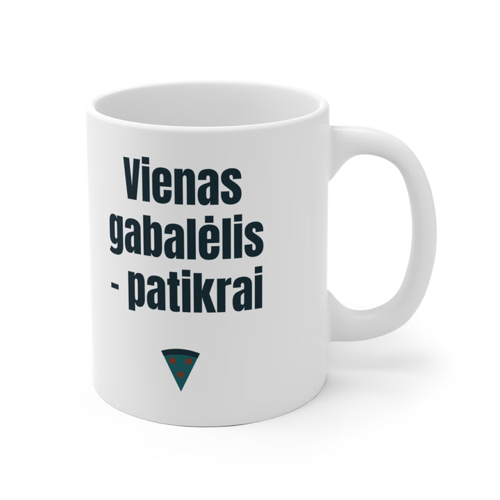 Vienas gabalėlis – patikrai