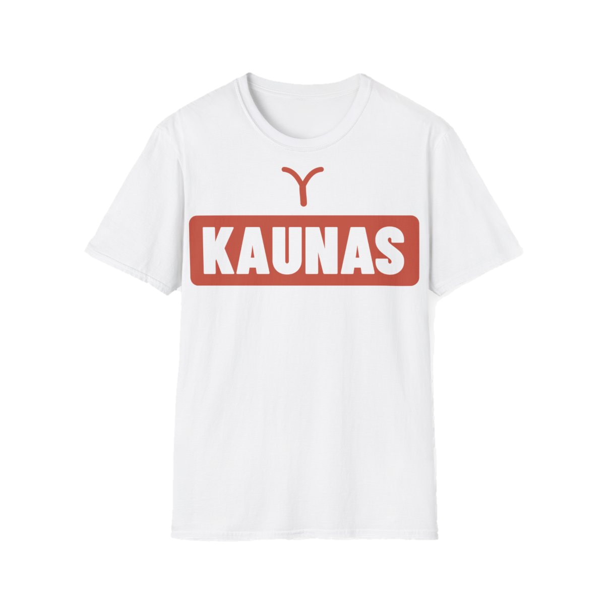 Marškinėliai „Kaunas“ – balta