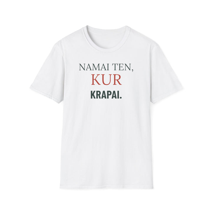 Marškinėliai „Namai ten, kur krapai“ – Gildan 64000 gaminio vaizdas 1