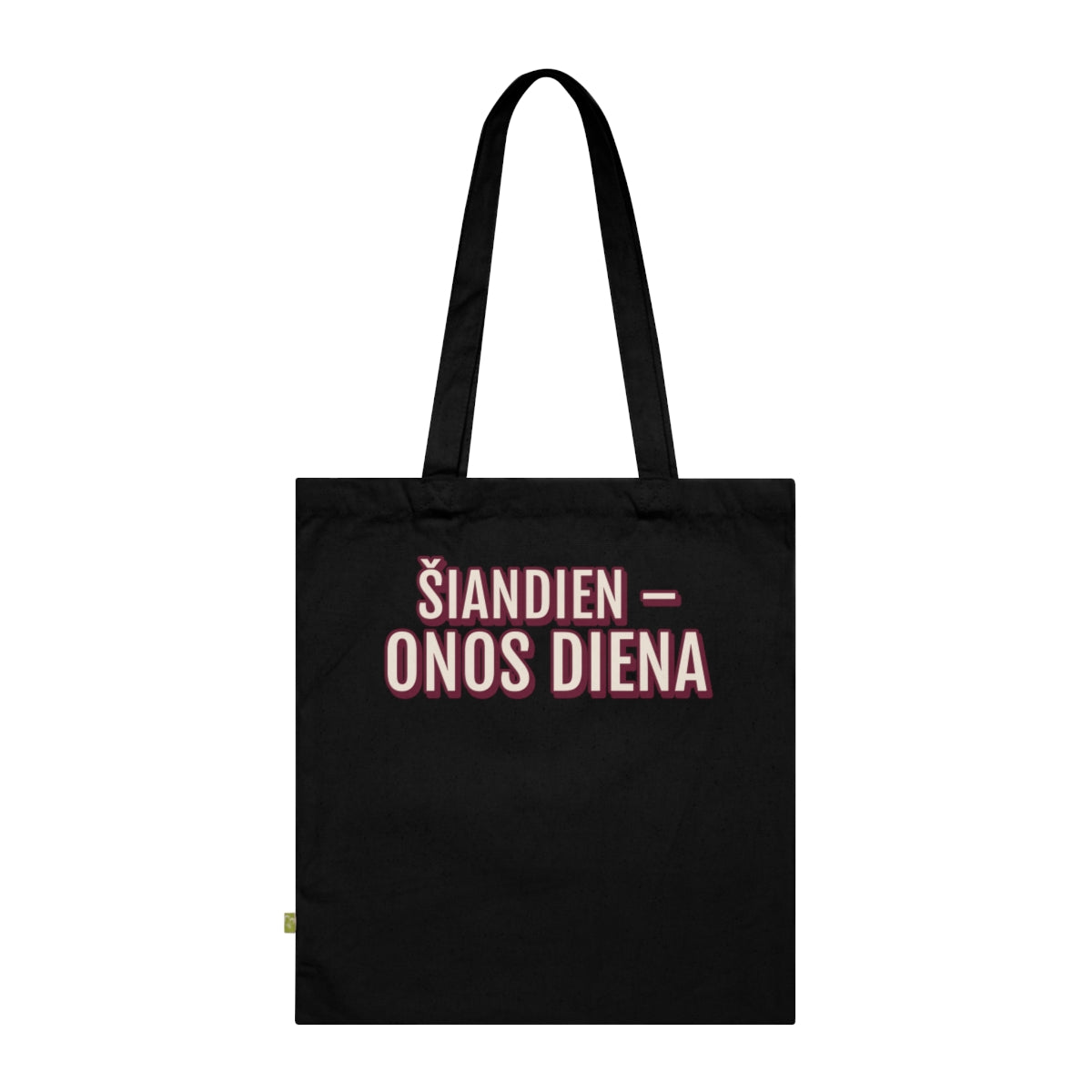 Krepšys „Šiandien – Onos diena“ – juoda