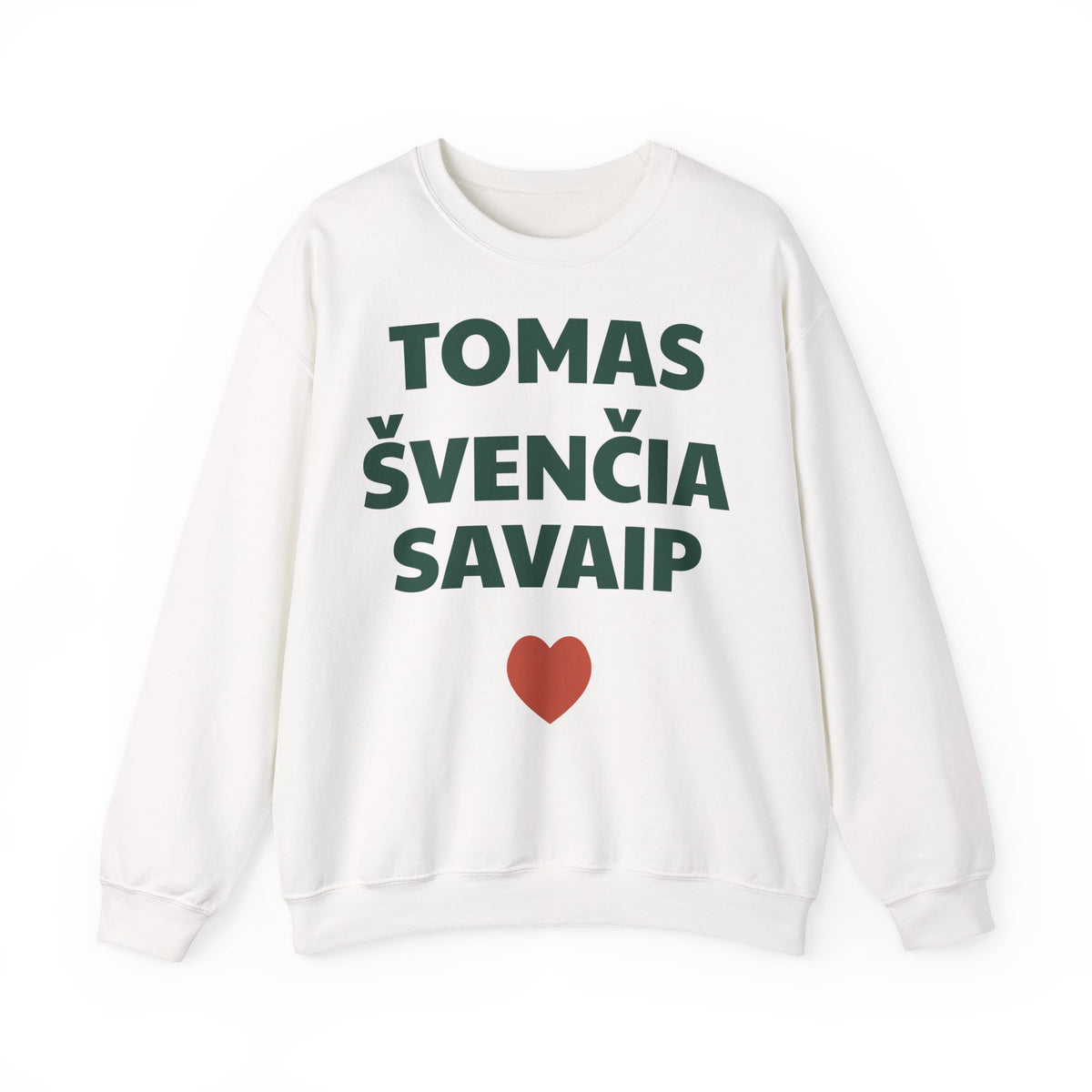 Tomas švenčia savaip — Džemperis, spauda priekyje