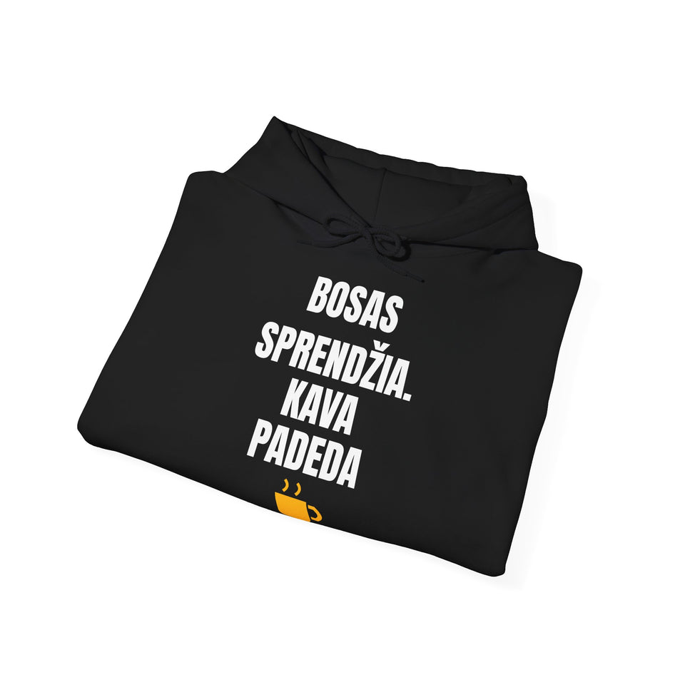 Bosas sprendžia. Kava padeda