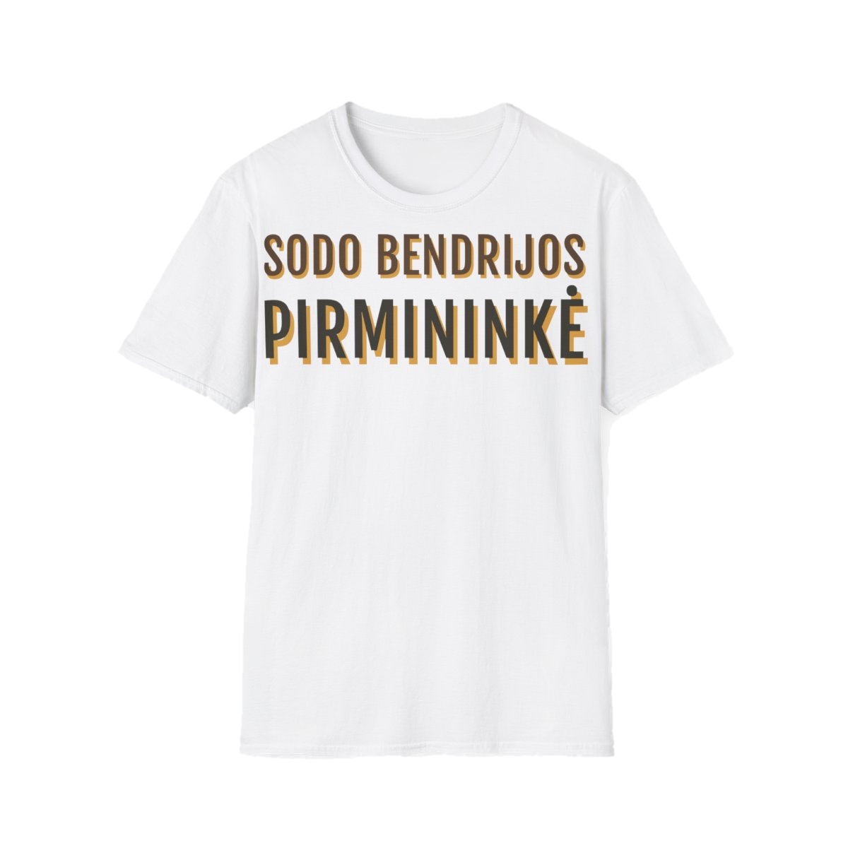 Marškinėliai „Sodo bendrijos pirmininkė“ – balta