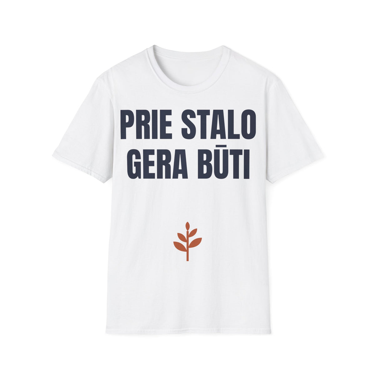 Prie stalo gera būti — Marškinėliai, spaudos vaizdas