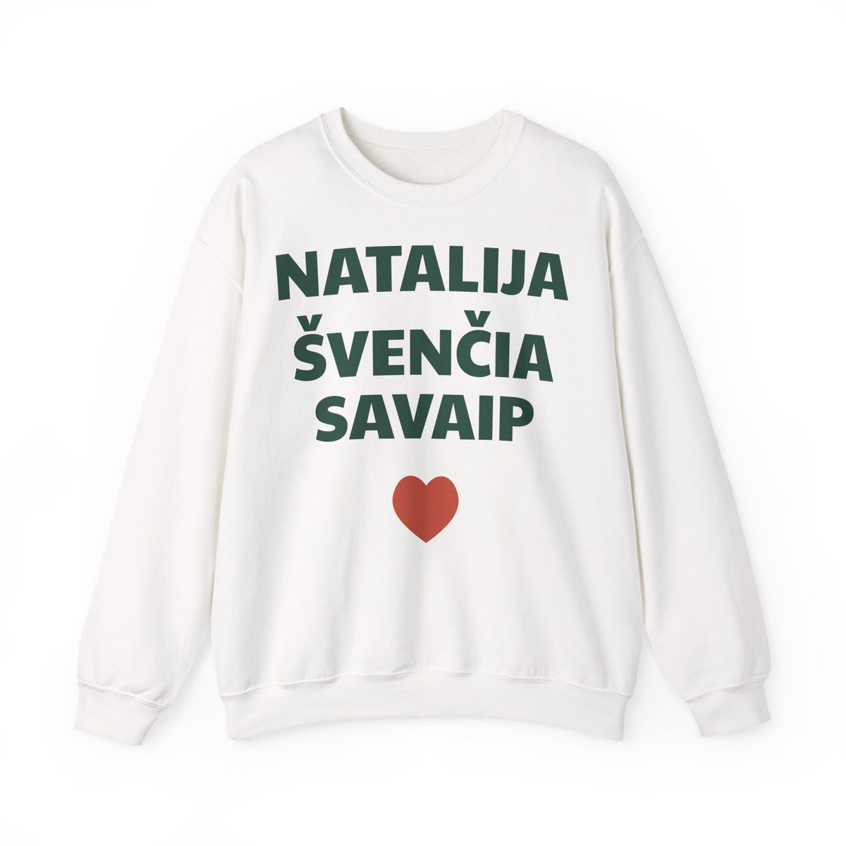 Natalija švenčia savaip — Džemperis, spauda priekyje