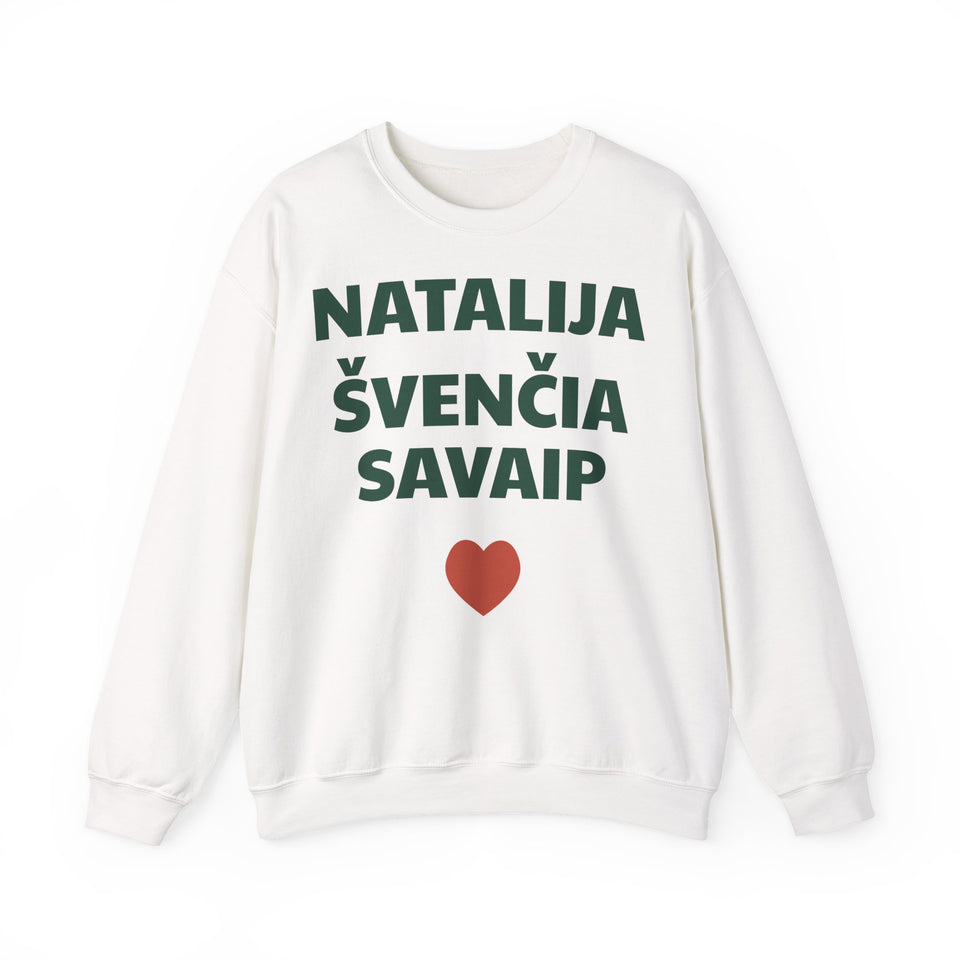 Natalija švenčia savaip — Džemperis, spauda priekyje