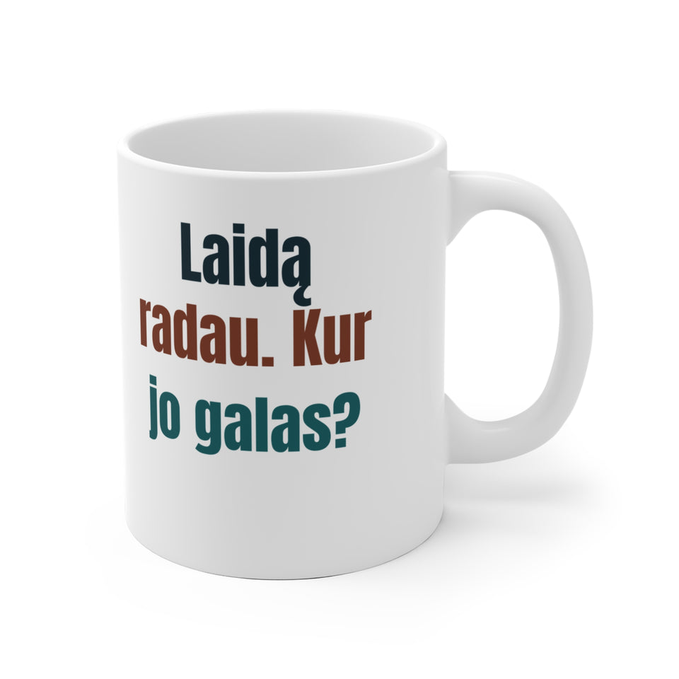 Laidą radau. Kur jo galas?