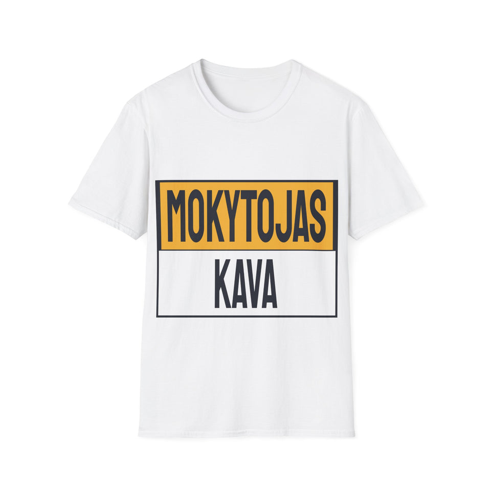 Mokytojas. Pertrauka priklauso kavai.