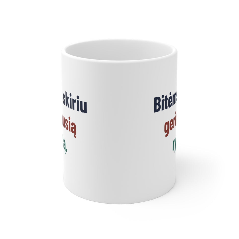 Bitėms skiriu geriausią rytą.