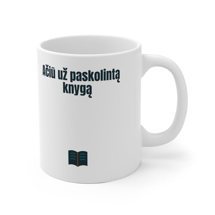 Ačiū už paskolintą knygą