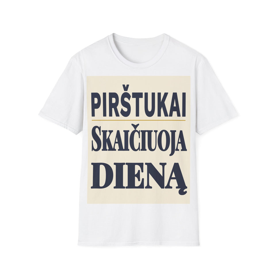 Pirštukai skaičiuoja dieną.