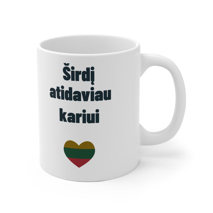 Širdį atidaviau kariui
