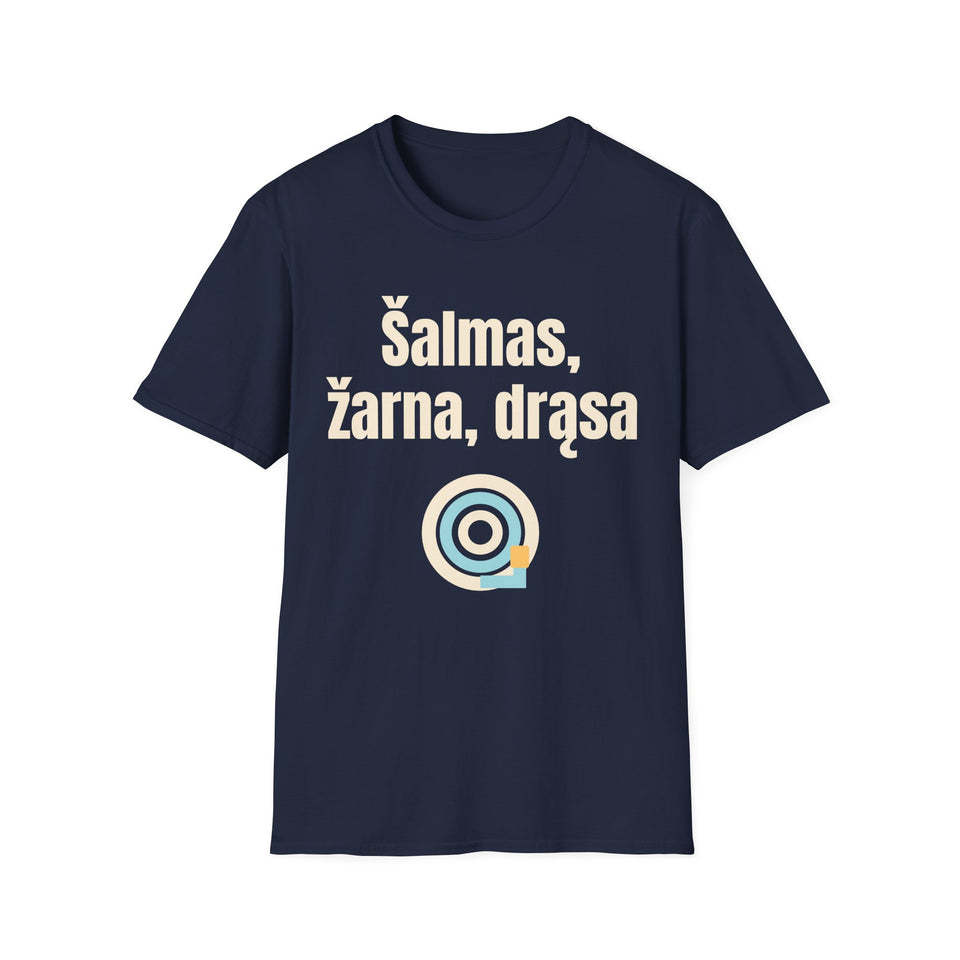 Šalmas, žarna, drąsa