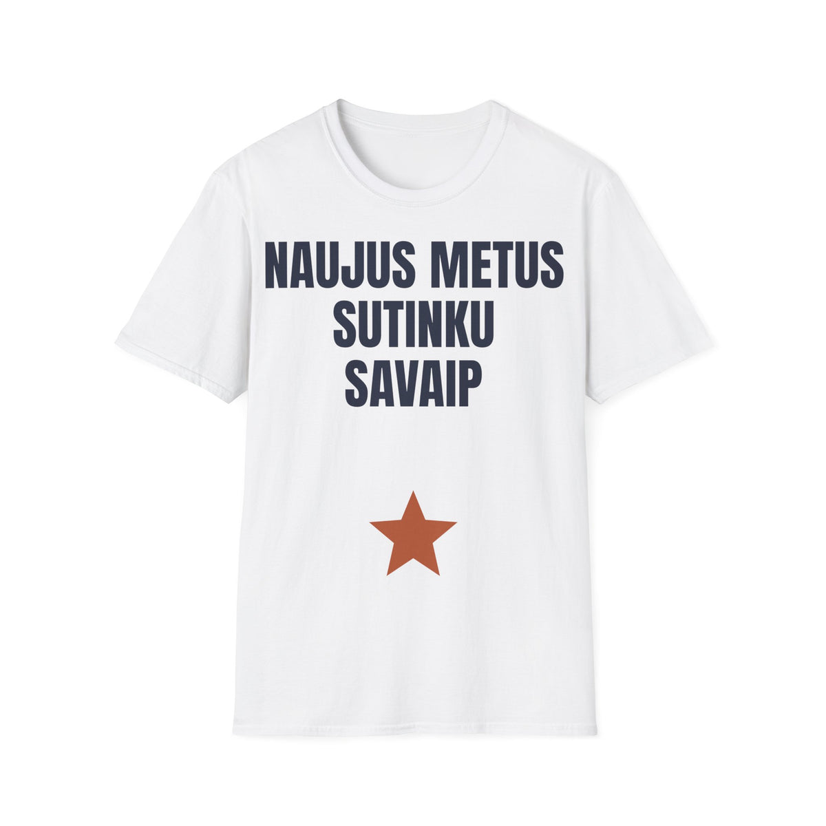 Naujus metus sutinku savaip — Marškinėliai, spaudos vaizdas