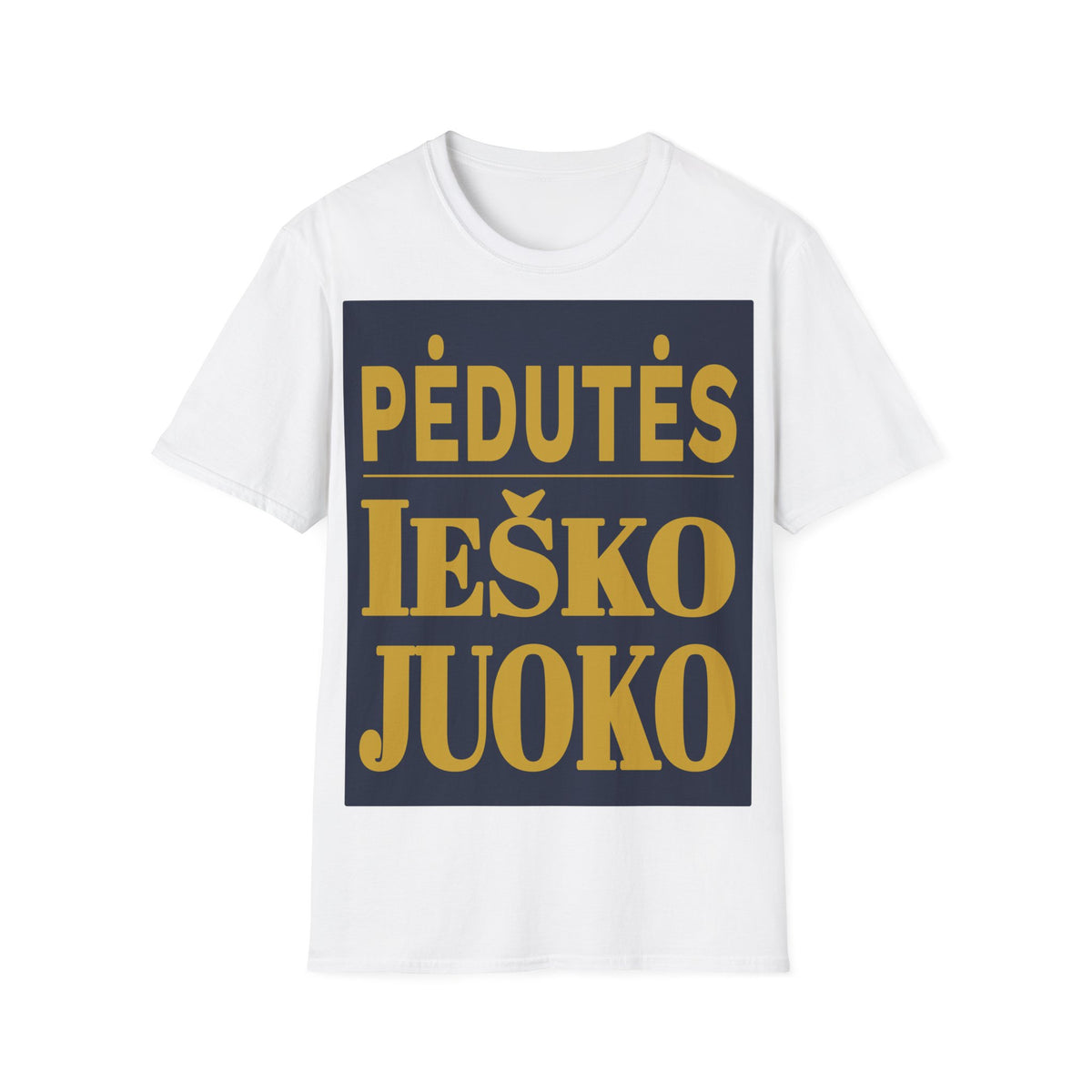 Pėdutės ieško juoko.