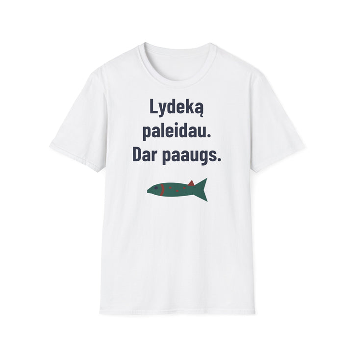 Lydeką paleidau. Dar paaugs.