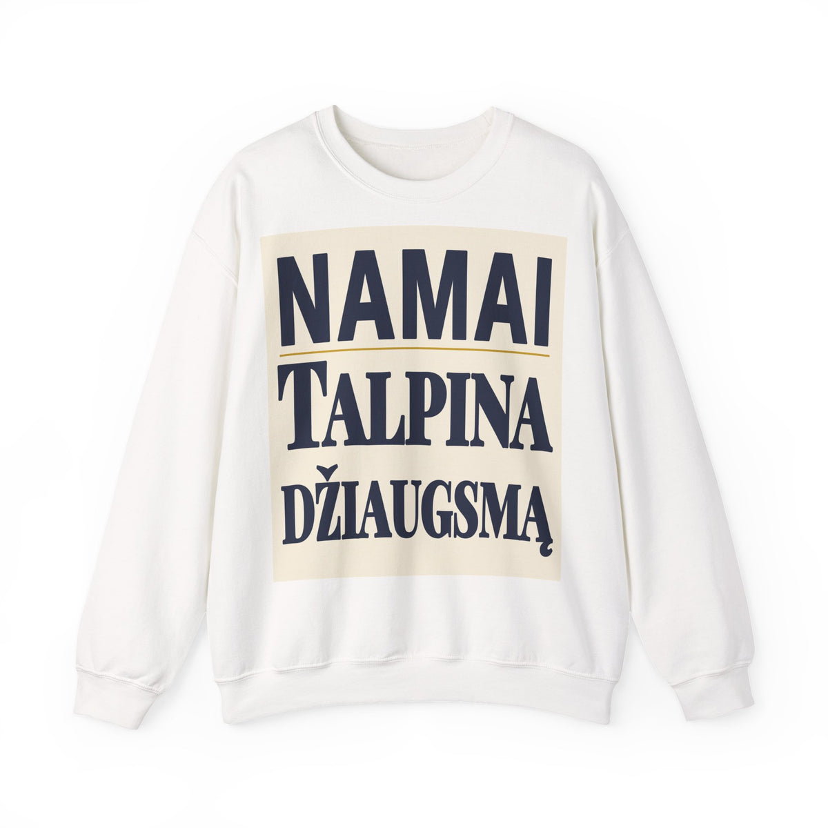 Namai talpina džiaugsmą.