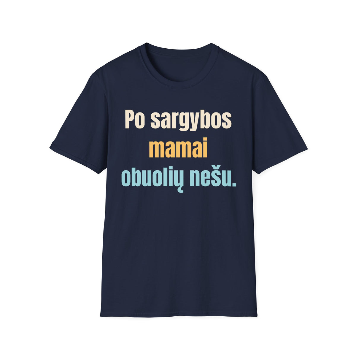 Po sargybos mamai obuolių nešu.