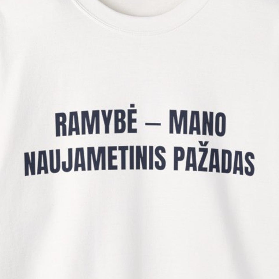 Ramybė – mano naujametinis pažadas · Džemperis · priekis