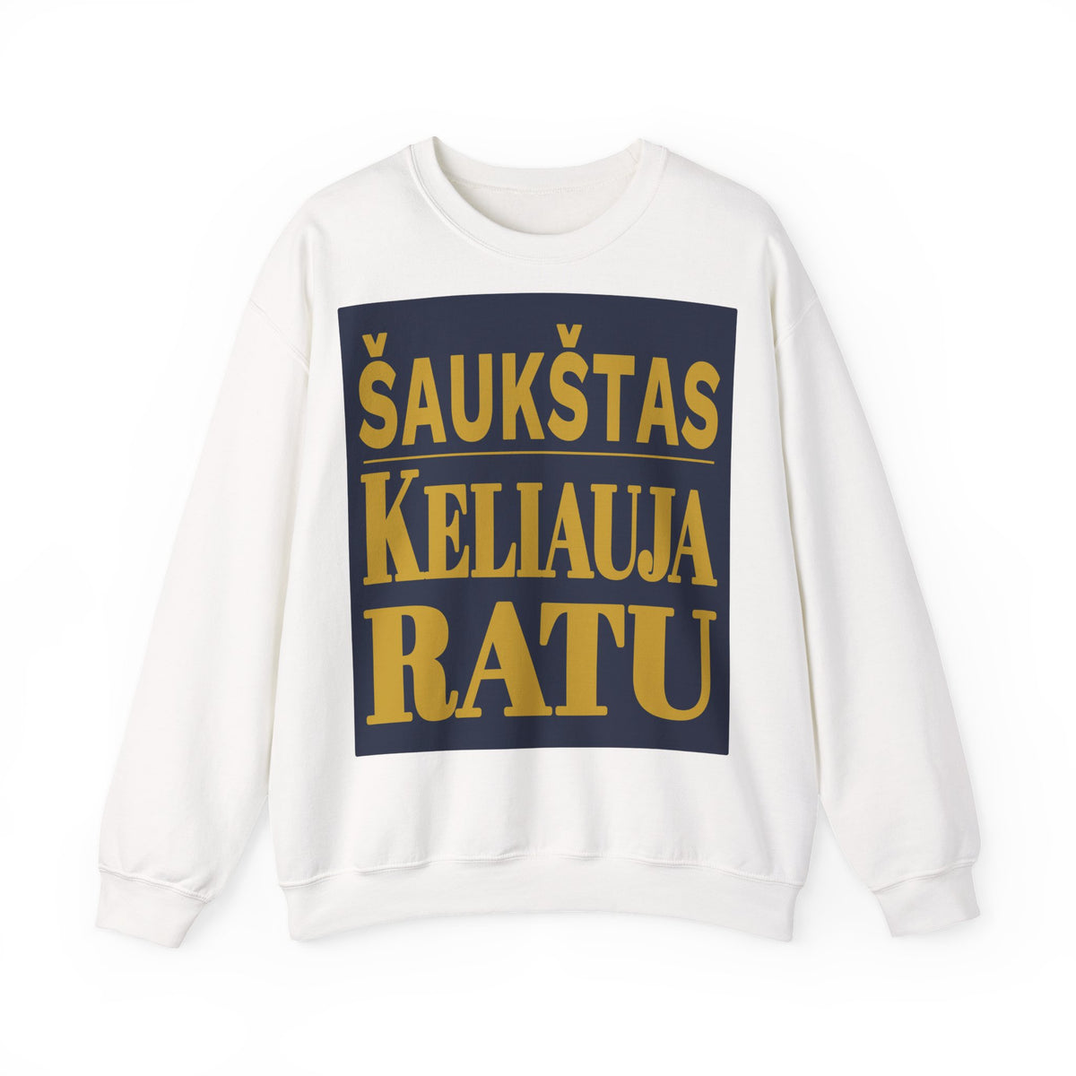 Šaukštas keliauja ratu.