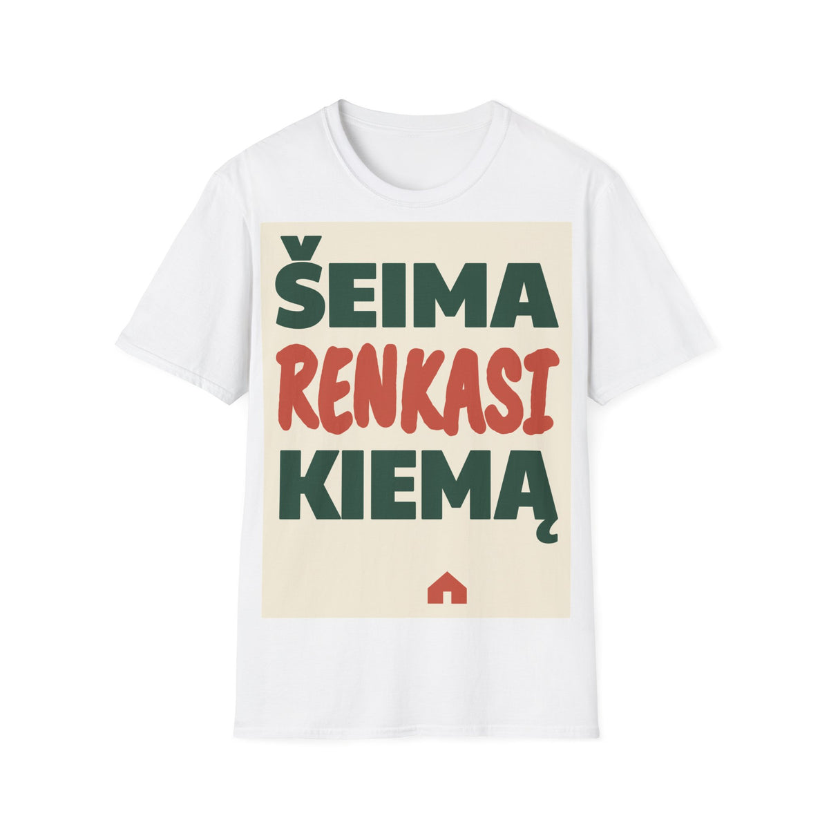 Šeima renkasi kiemą.
