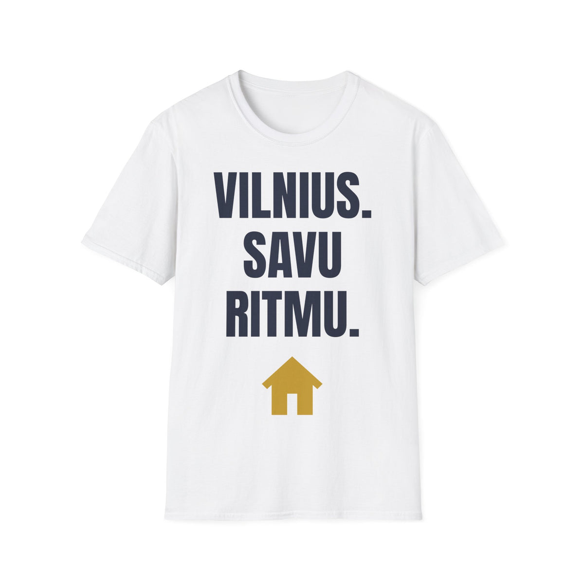 Vilnius. Savu ritmu. — Marškinėliai, spauda priekyje