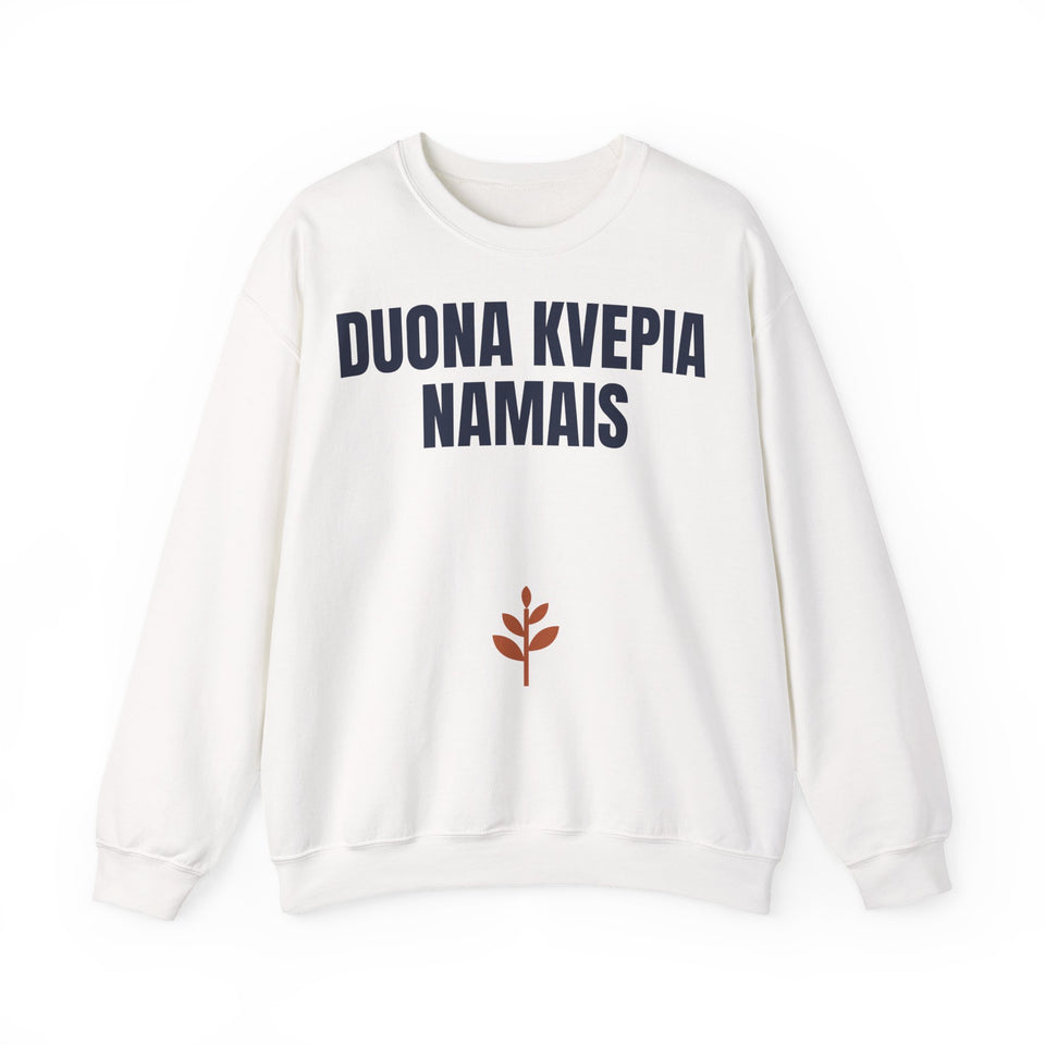 Duona kvepia namais — Džemperis, spaudos vaizdas