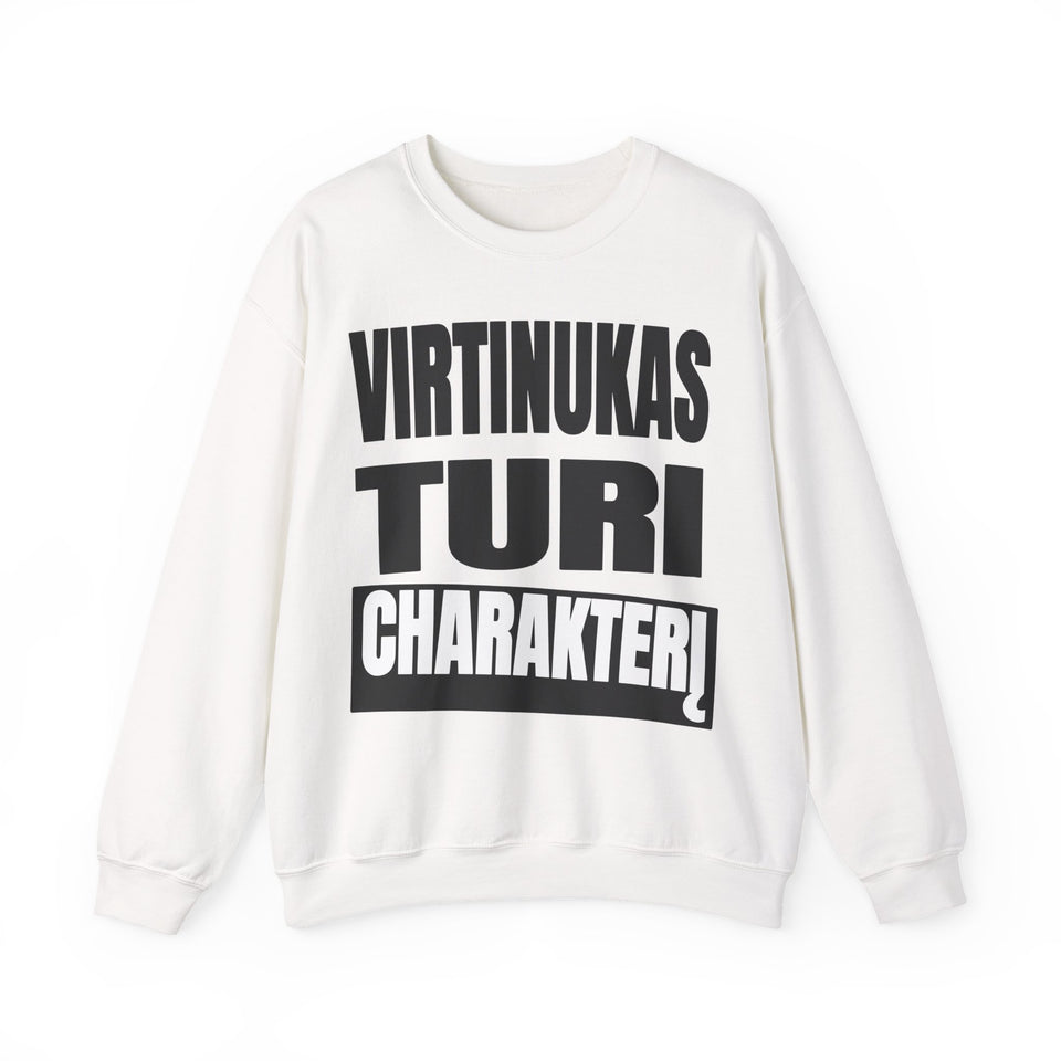 Virtinukas turi charakterį.