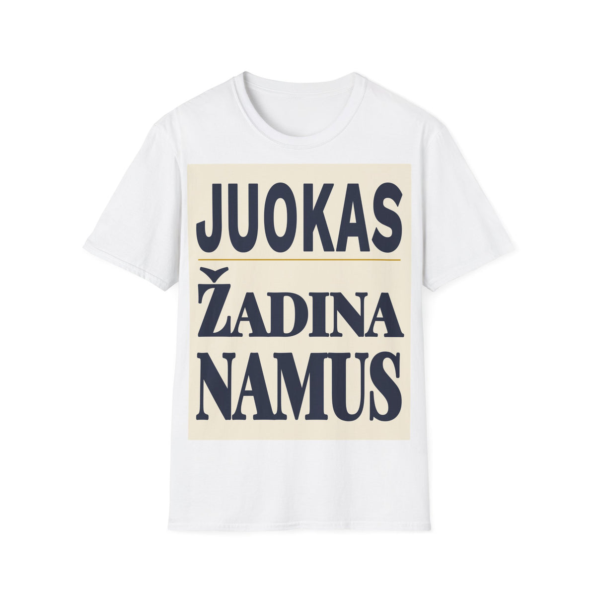 Juokas žadina namus.