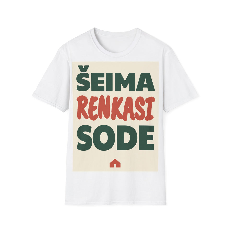 Šeima renkasi sode.