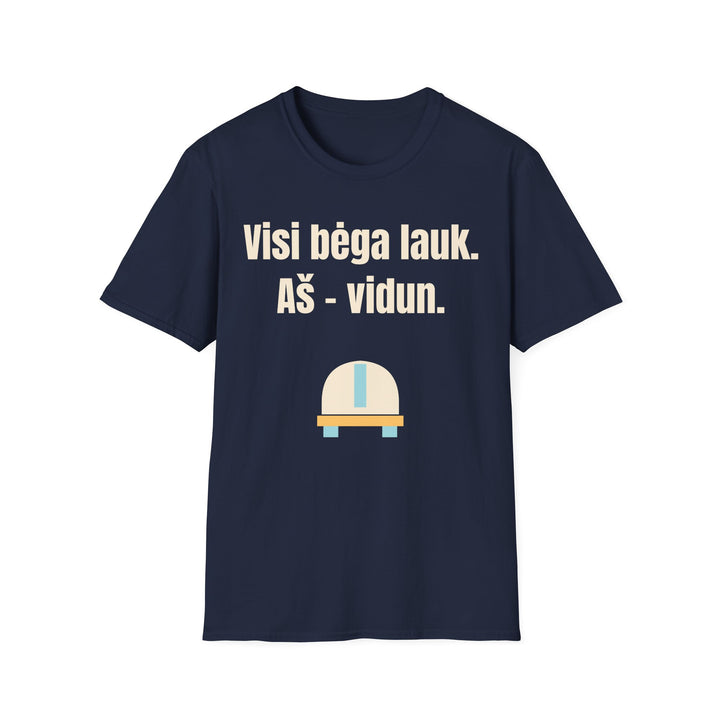Visi bėga lauk. Aš – vidun.