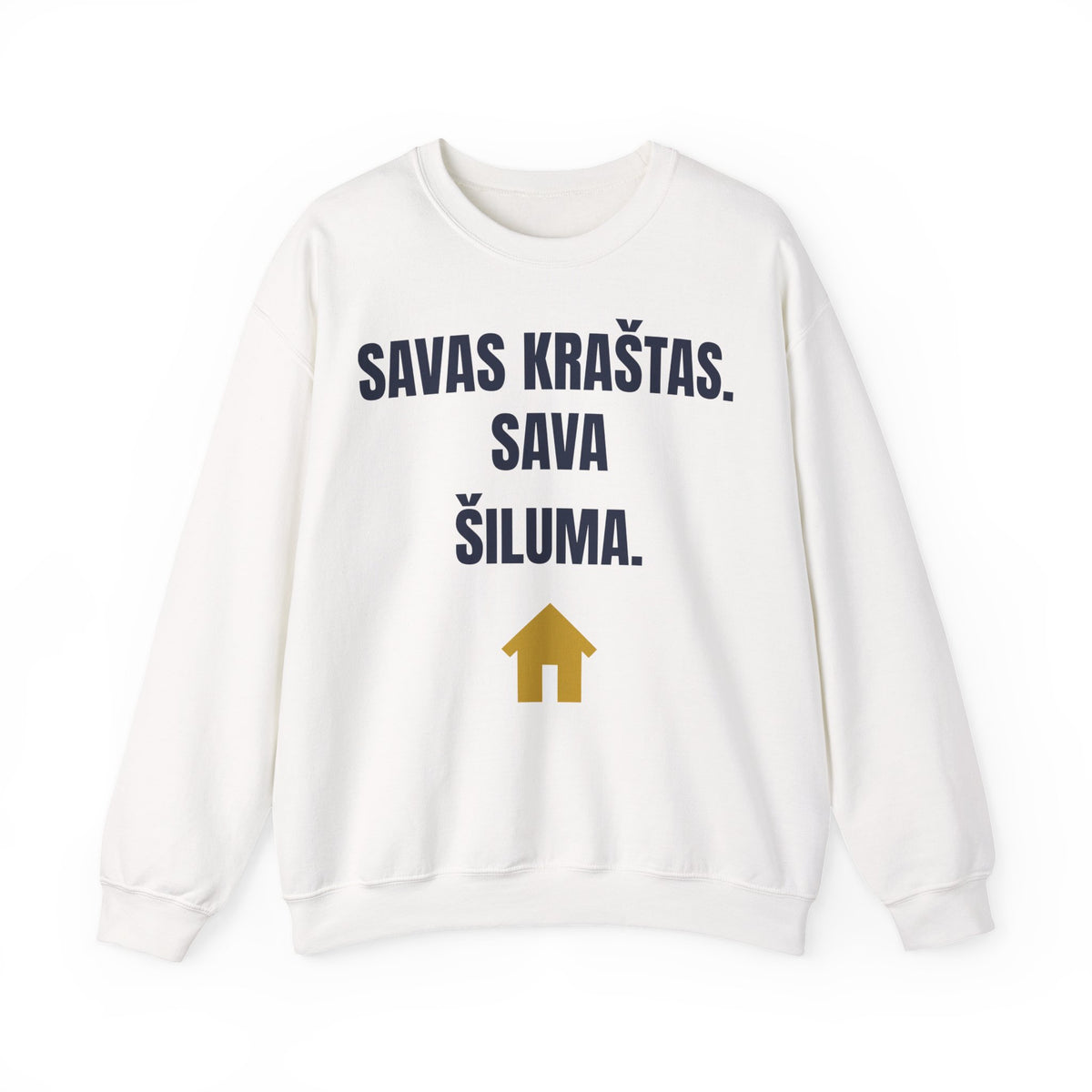 Savas kraštas. Sava šiluma. — Džemperis, spauda priekyje