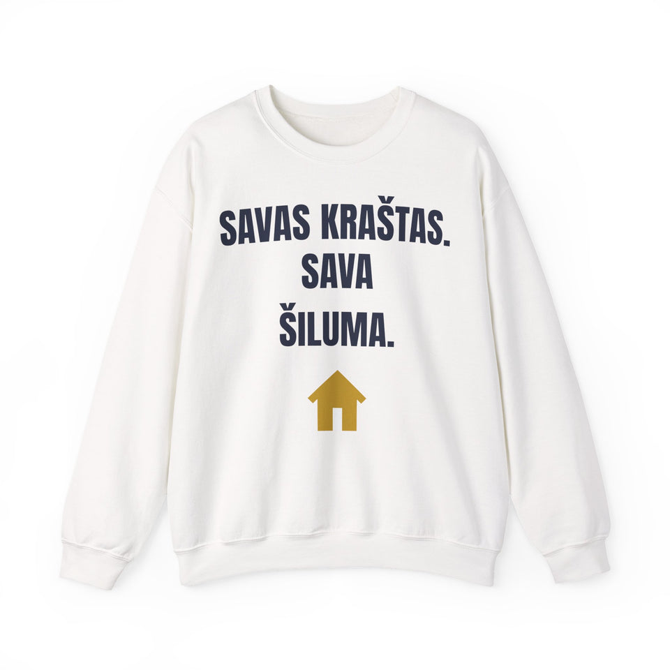 Savas kraštas. Sava šiluma. — Džemperis, spauda priekyje