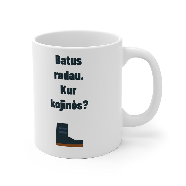 Batus radau. Kur kojinės?