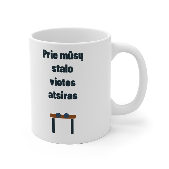 Prie mūsų stalo vietos atsiras