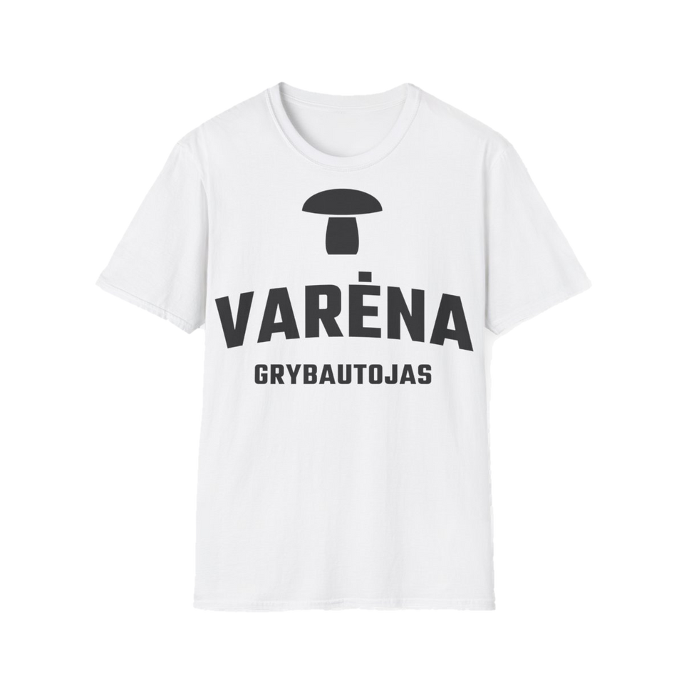 Marškinėliai „Varėna“ – balta
