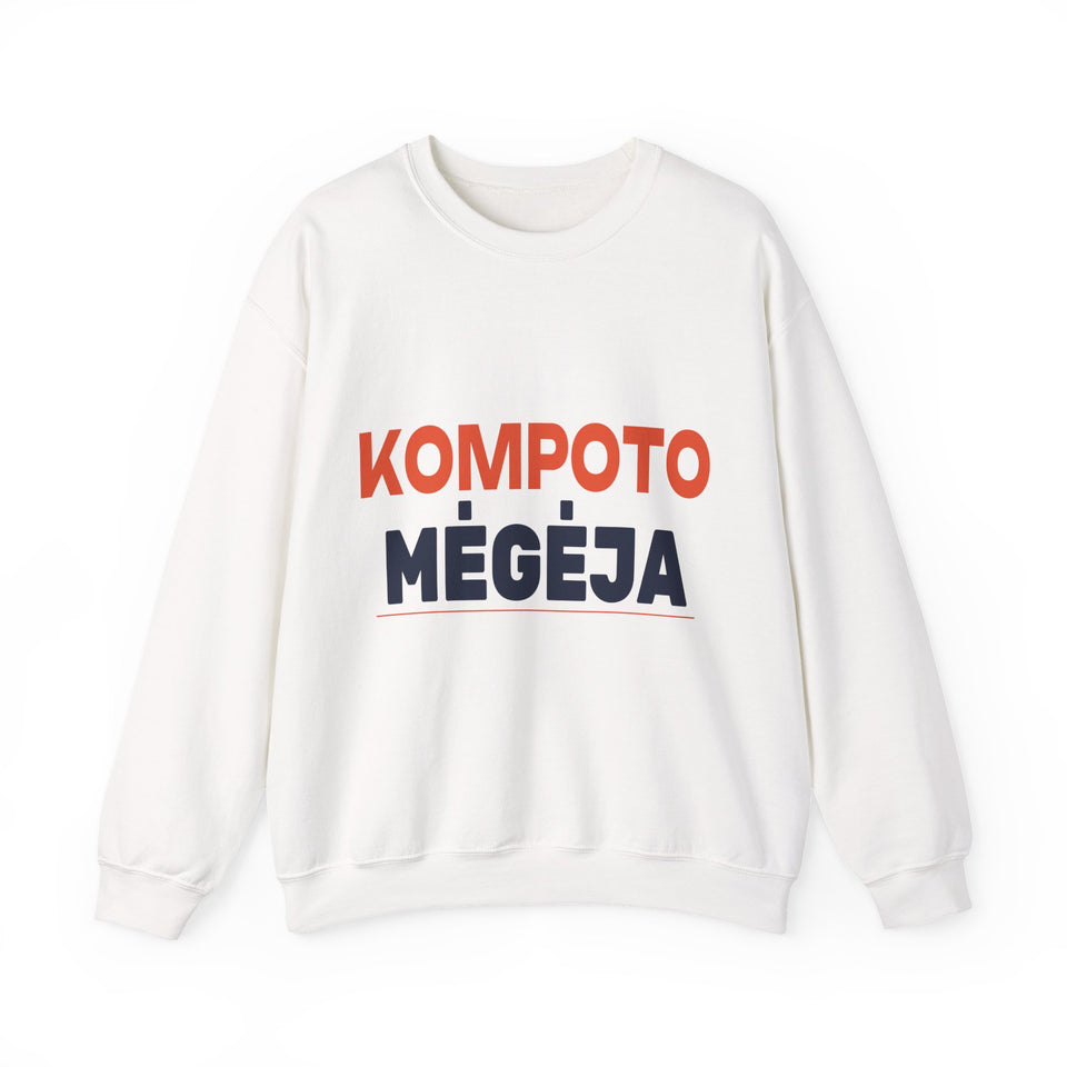 Kompoto mėgėja.