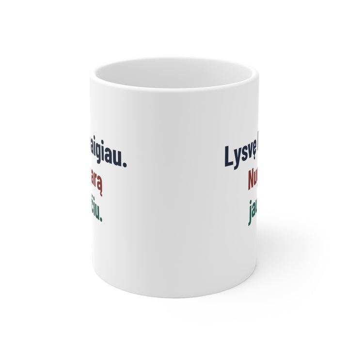 Lysvę baigiau. Nugarą jaučiu.