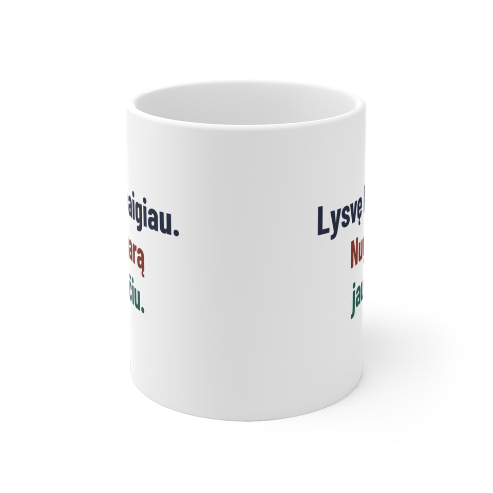 Lysvę baigiau. Nugarą jaučiu.