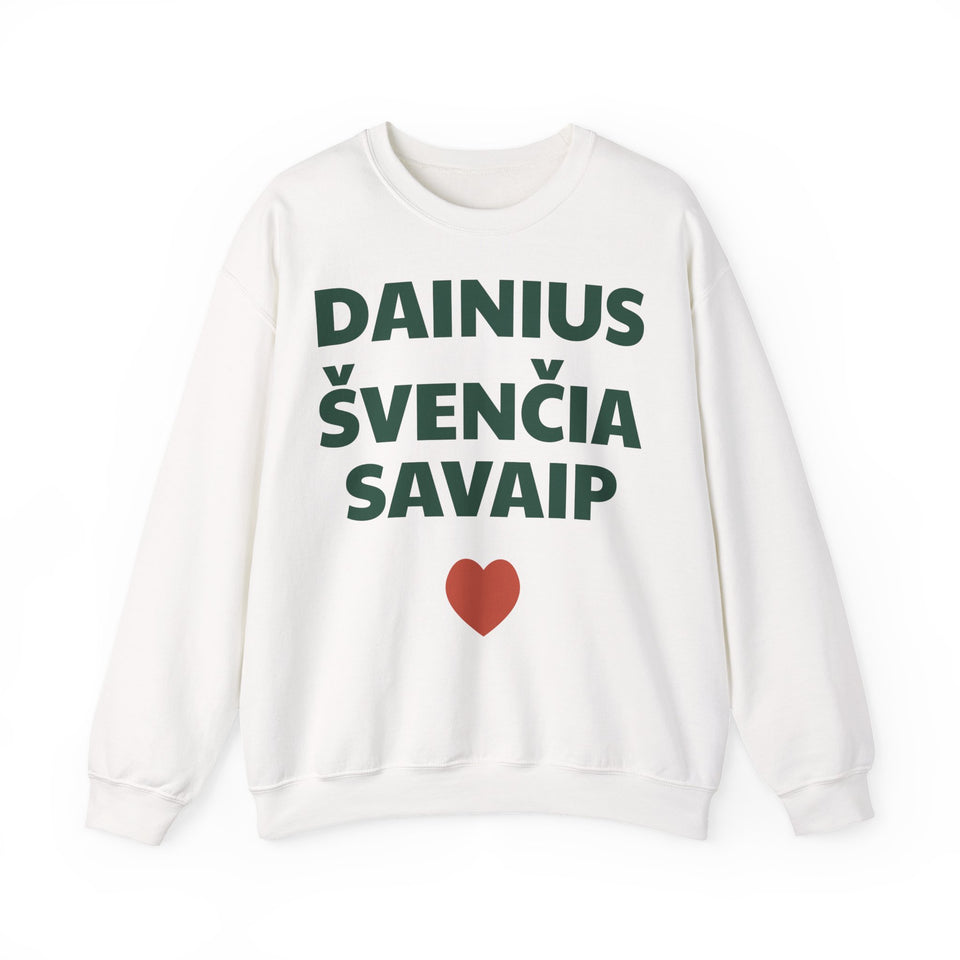 Dainius švenčia savaip — Džemperis, spauda priekyje