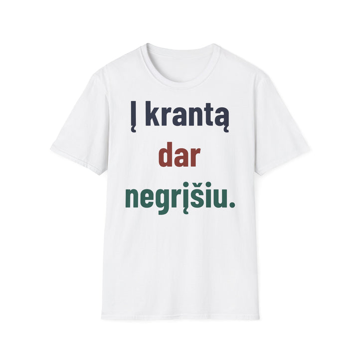 Į krantą dar negrįšiu.
