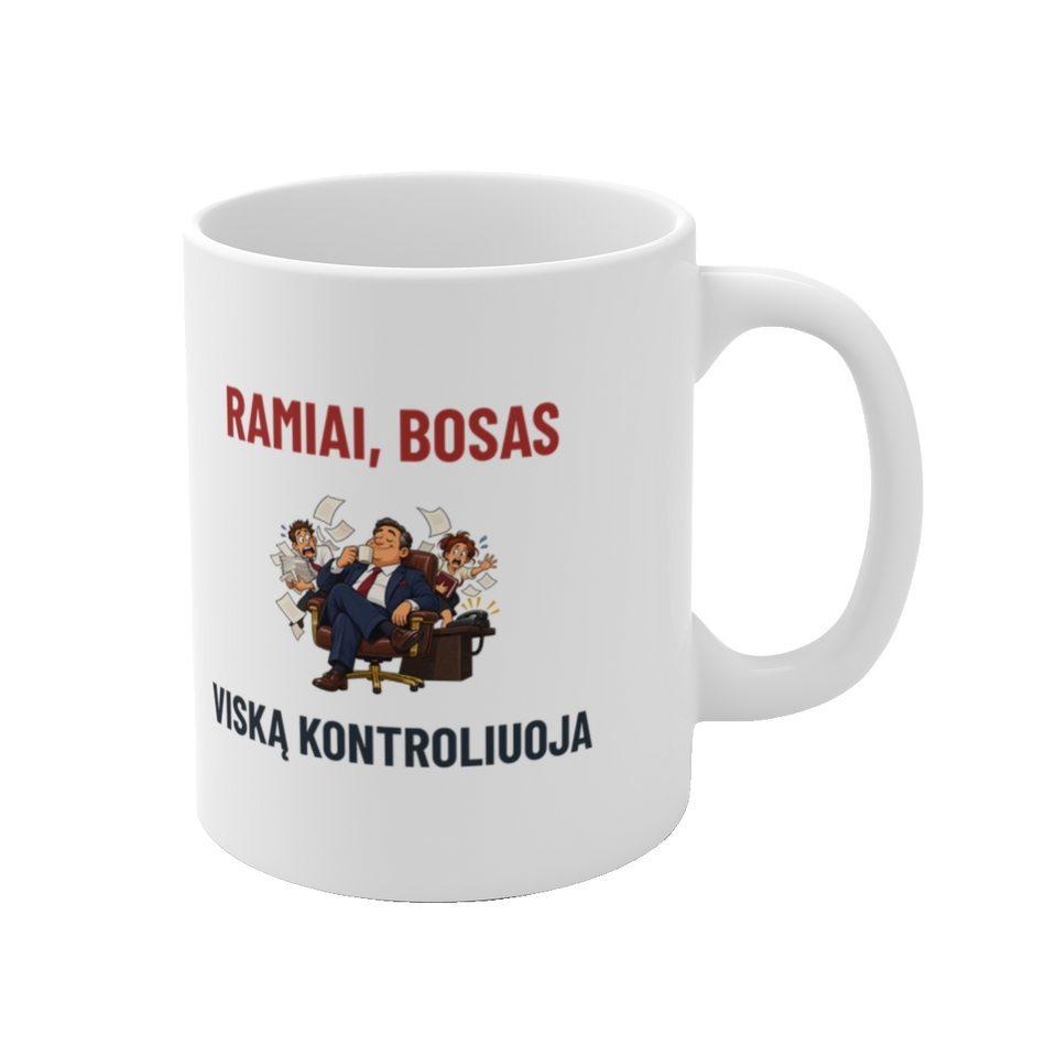 Ramiai, bosas viską kontroliuoja – Balta