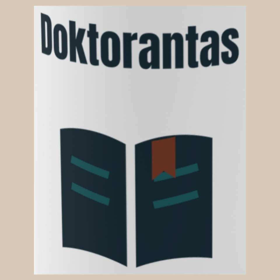 Doktorantas – puodelis, spaudos vaizdas