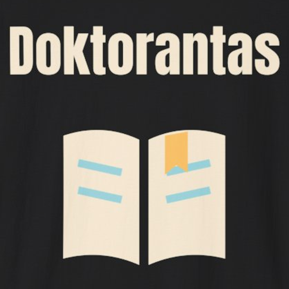 Doktorantas – marškinėliai, spaudos vaizdas