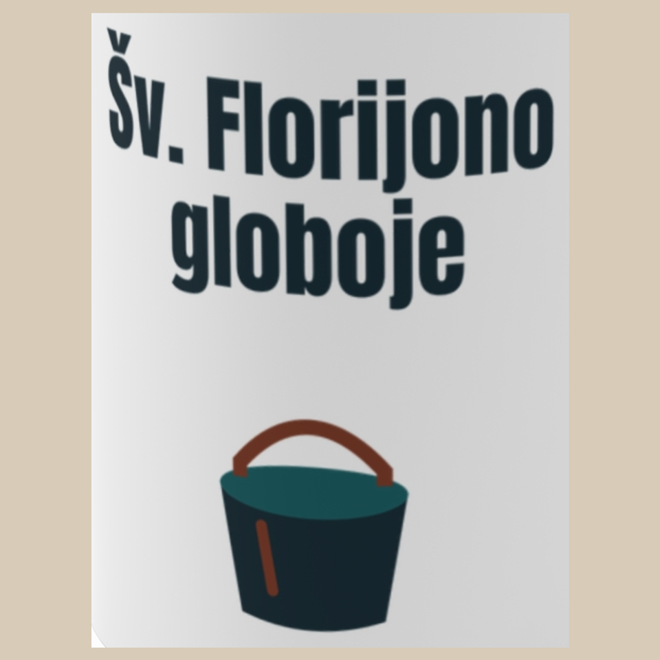 Šv. Florijono globoje – puodelis, spaudos vaizdas