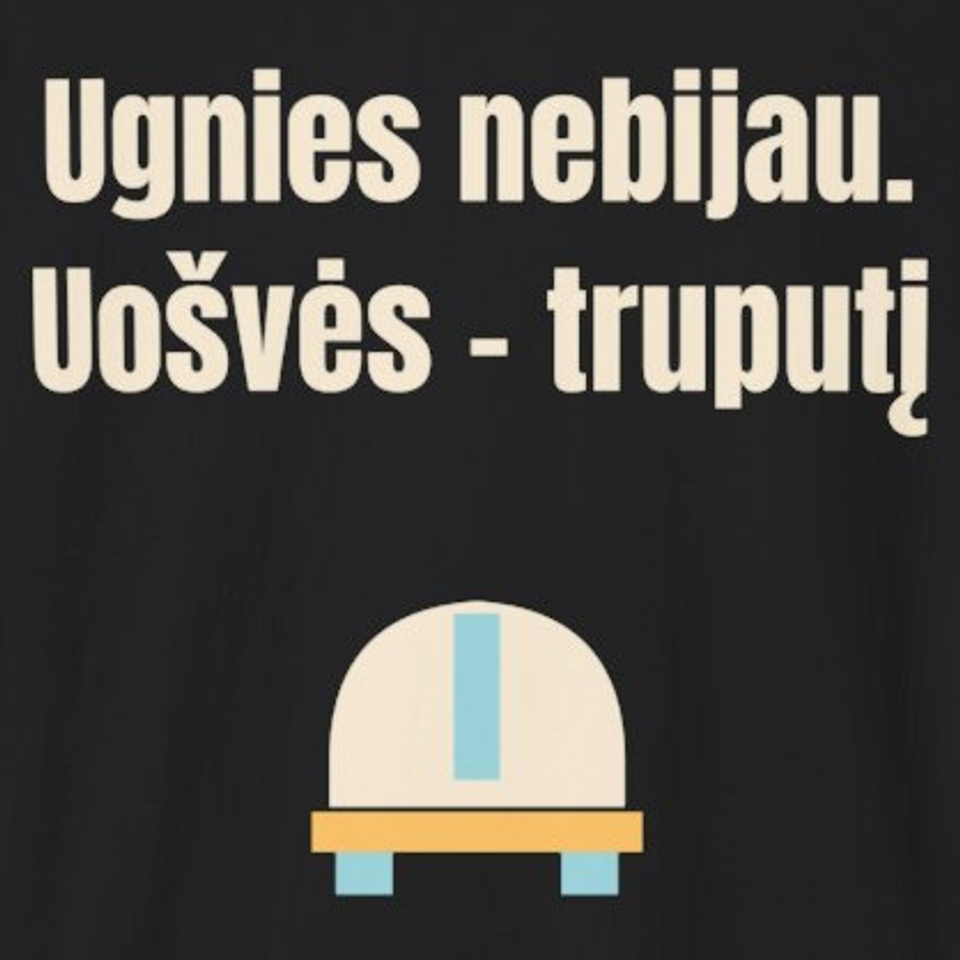 Ugnies nebijau. Uošvės – truputį – marškinėliai, spaudos vaizdas