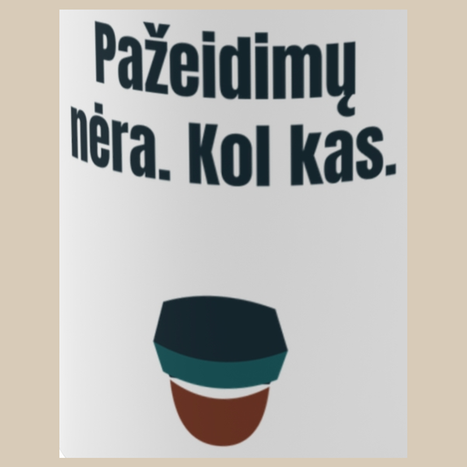 Pažeidimų nėra. Kol kas. – puodelis, spaudos vaizdas