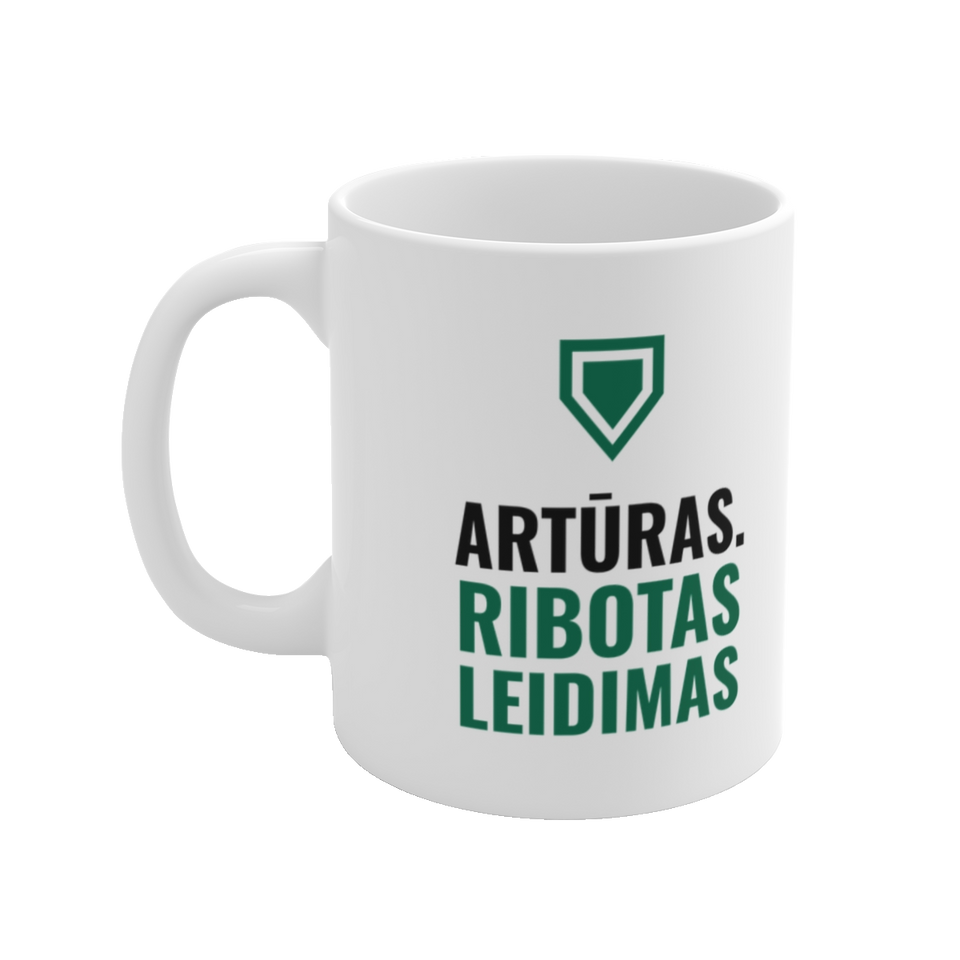 Puodelis „Artūras. Ribotas leidimas“ – vaizdas 2