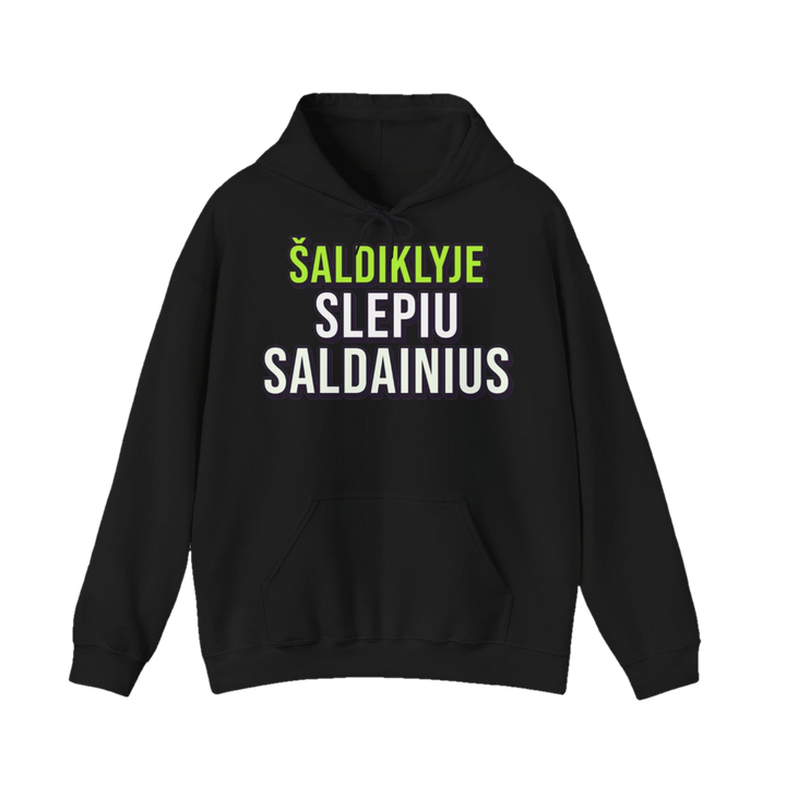 Šaldiklyje slepiu saldainius